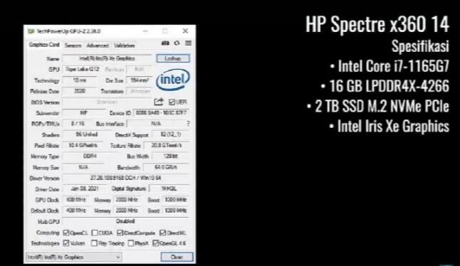 Mimpi Punya HP Spectre x360 14 Core i7, Laptop Tipis Terbaik Apa Aja Sih Jeroannya?
