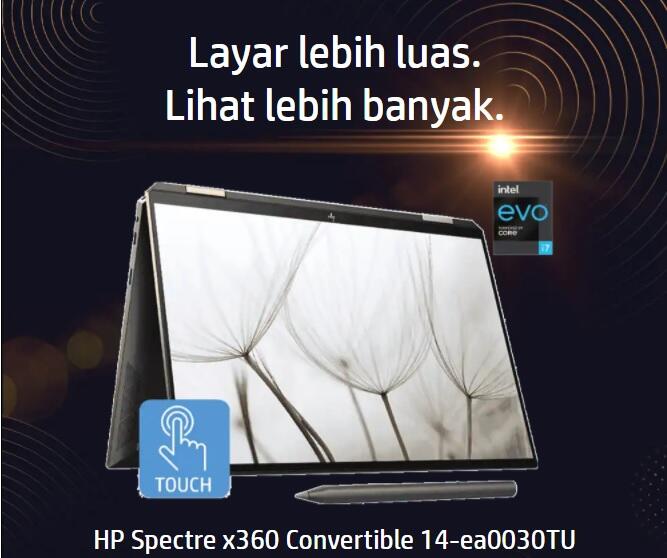 &#91;HP Spectre x360 14&#93; Perpaduan Intelegensi, Elegan, Kecepatan, dan Ketangguhan