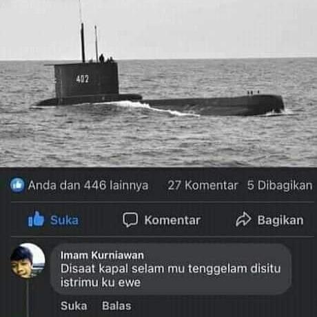 Rasain! Mau Tiduri Istri Kru Nanggala 402, Imam Kurniawan Diciduk TNI, Nangis Deh