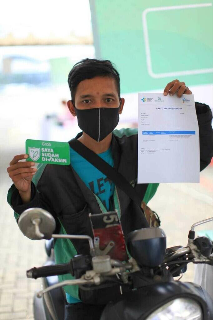 Grab Memvaksinasi Mitra Pengemudi di Indonesia, Pastikan Perjalanan yang Lebih Aman