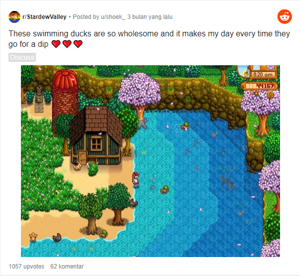 Player Stardew Valley Senang, Bebek Bisa Berenang di Kolam