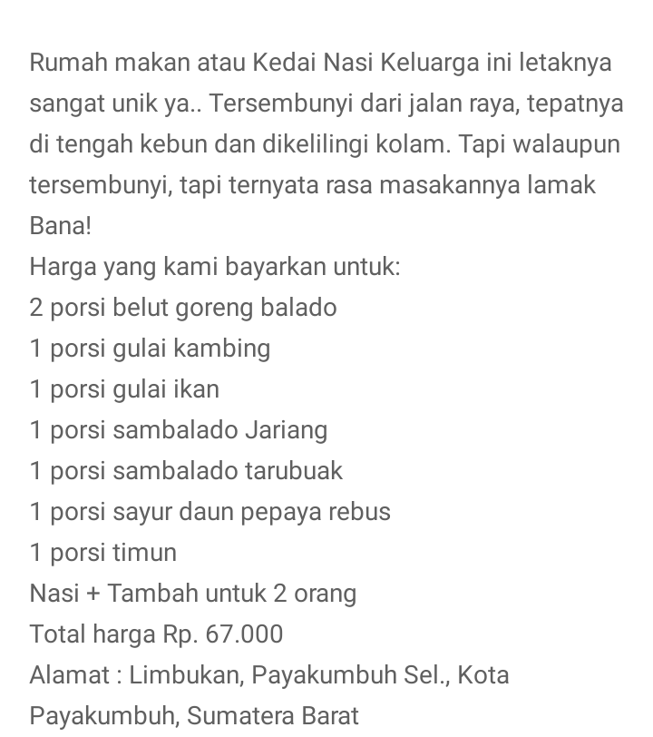 Wisata Kuliner Masakan Minang Membuat Ngabuburit Semakin Senang!