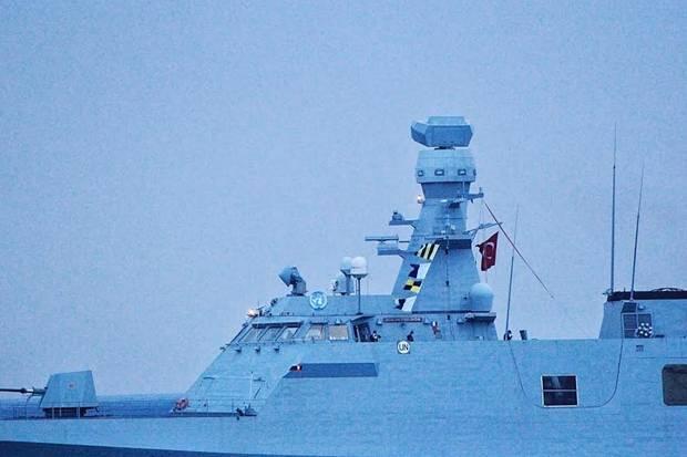 Kapal Perang Turki Kibarkan Bendara Sinyal Pray For KRI Nanggala
