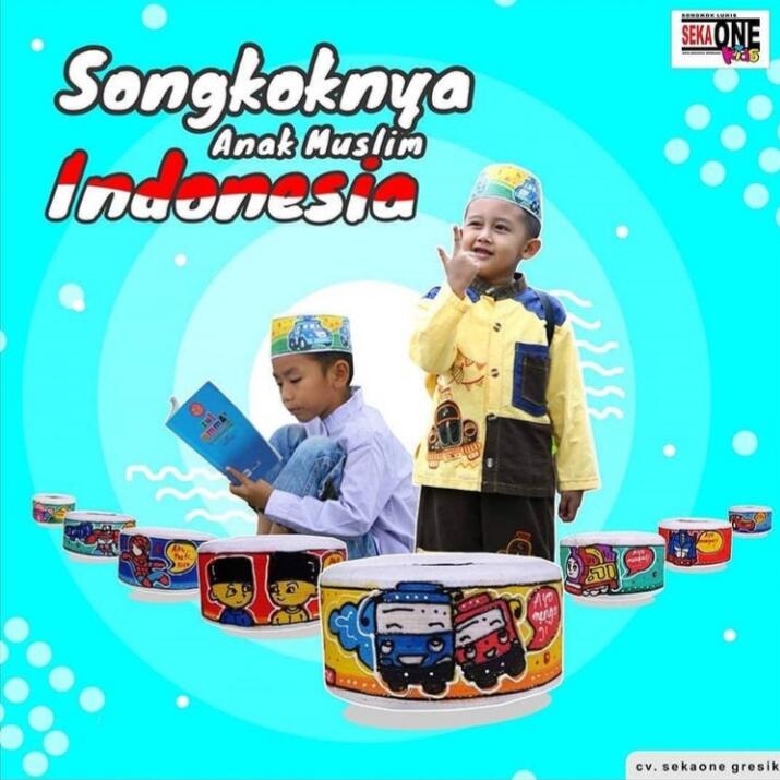 Songkok Lukis Sekaone, Bangkitkan Semangat Beribadah Untuk Anak-anak, Cakep Loh!