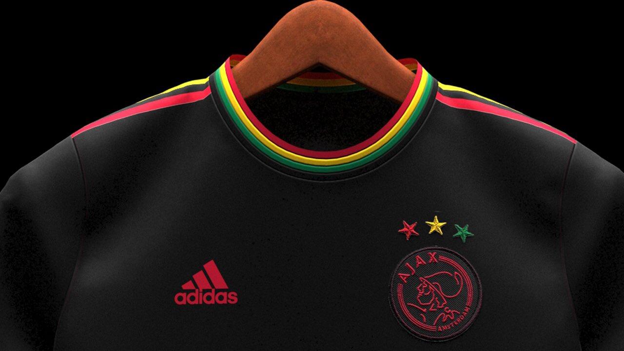 Desain Jersey Baru Ajax Versi Bob Marley Bocor ke Publik