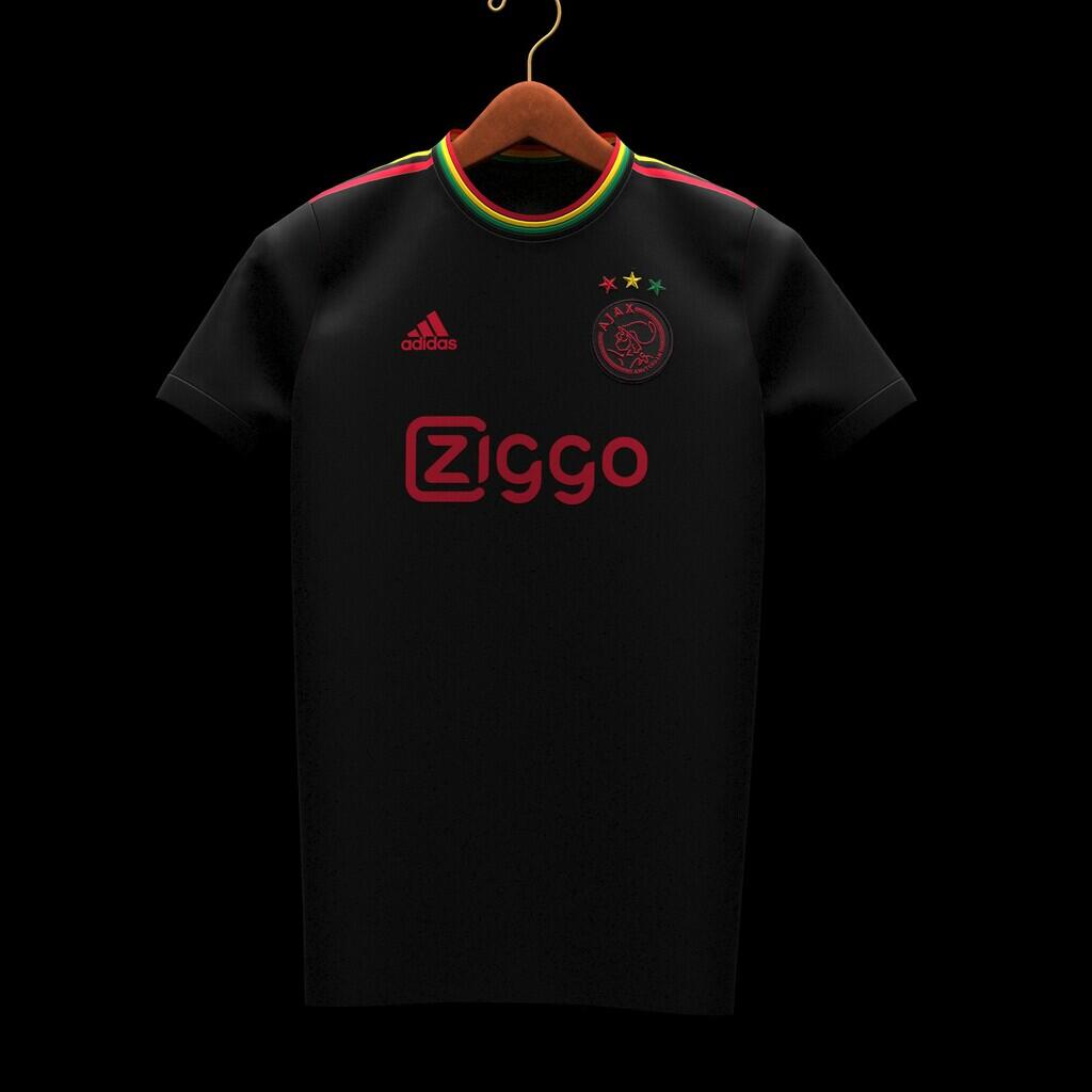 Desain Jersey Baru Ajax Versi Bob Marley Bocor ke Publik