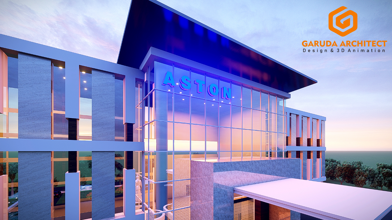 Terusan Trit Desain Hotel Tampak Depan