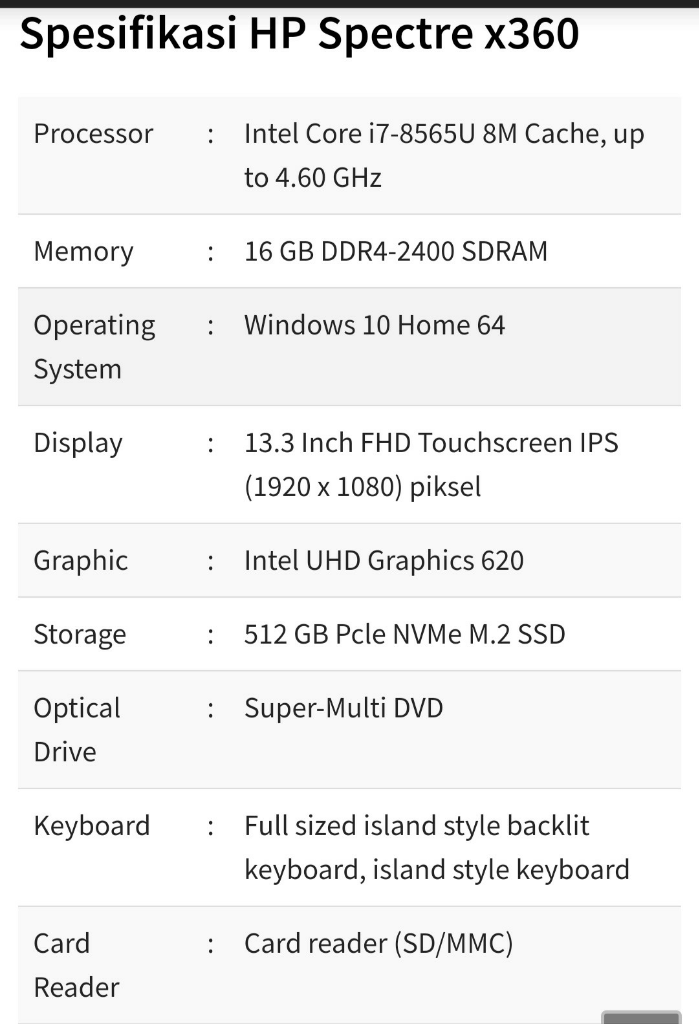 Hp Spectre X360 , Si TangguhBisa Menujudkan Mimpimu