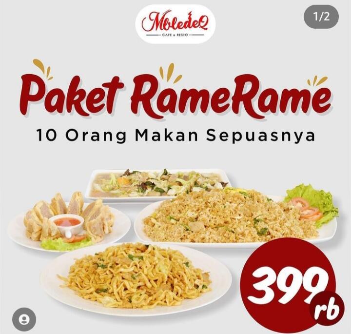 Cari Tempat Santai yang Ngehits, Datangi Mbledeg Cafe &amp; Resto di Gresik!