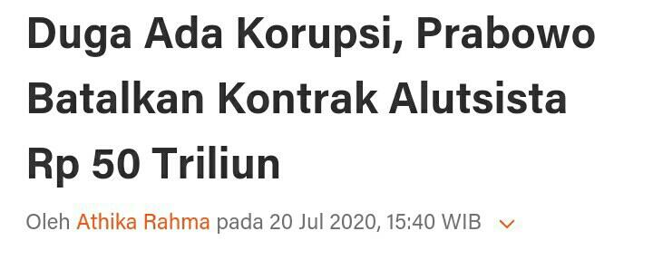 Komisi I DPR Dorong Ungkap Mafia Bisnis Alutsista 'Mister M'