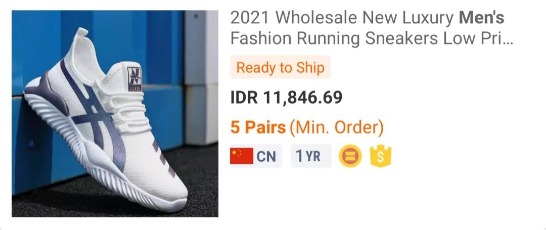 Kerjasama sepatu import sistem bagi hasil 50-50