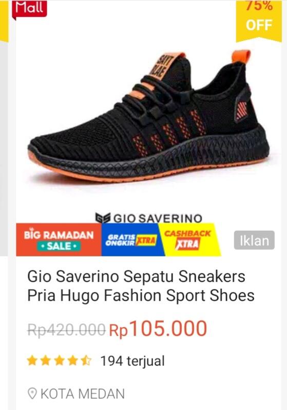 Kerjasama sepatu import sistem bagi hasil 50-50