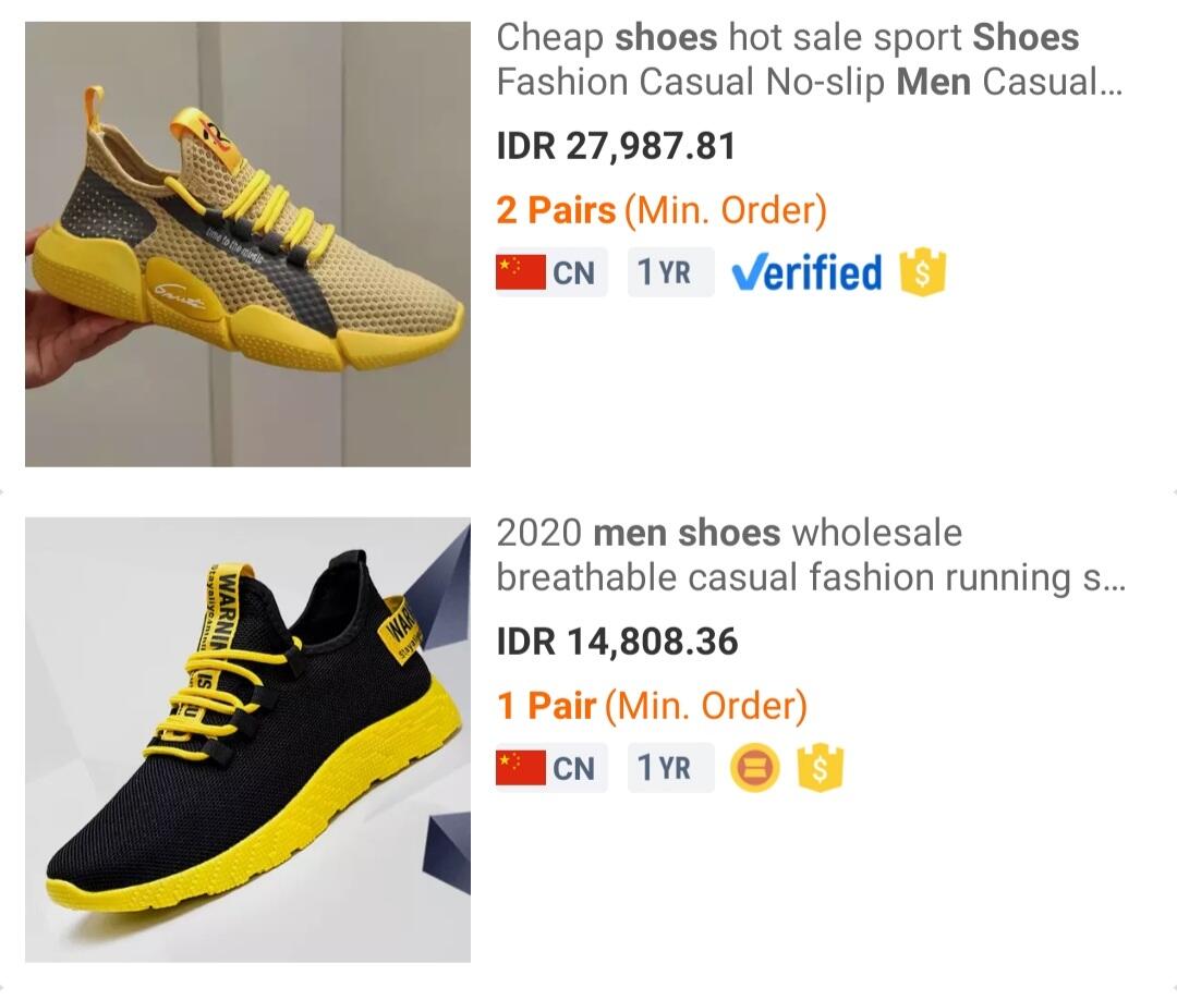 Kerjasama sepatu import sistem bagi hasil 50-50