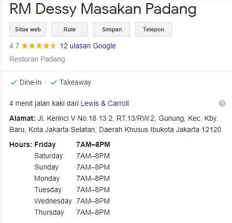 Nasi Padang Langganan Pelajar! Rasa Enak Harga Pas!