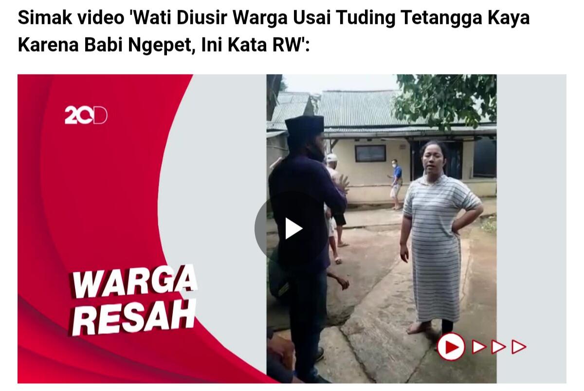 Diusir Warga, Bu Wati Viral Tuduh Tetangga Babi Ngepet Akhirnya Pindah