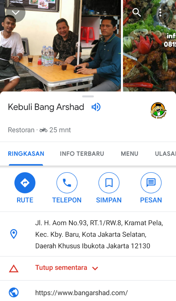 Nasi Kebuli Ala Betawi Kebuli Bang_Arshad Pilihannya!