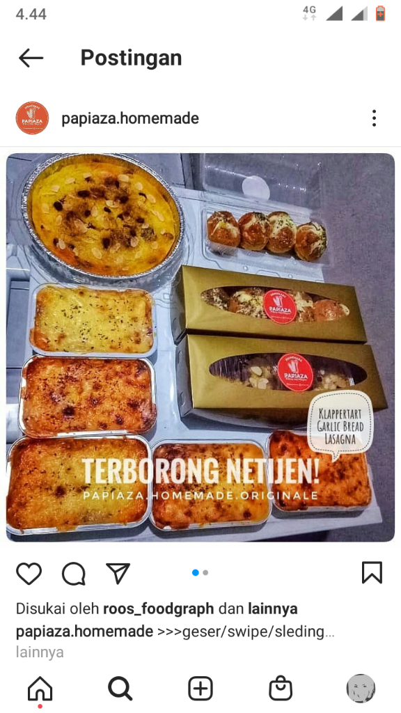 Bakery and Patisserie Home Made Papiaza Kualitas Terbaik yang Ingin Mencicipi Pastry!
