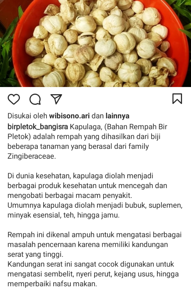 Bir Pletok Bang Isra Minuman Tradisional Betawi Kaya Akan Rempah Menyehatkan Jiwa!