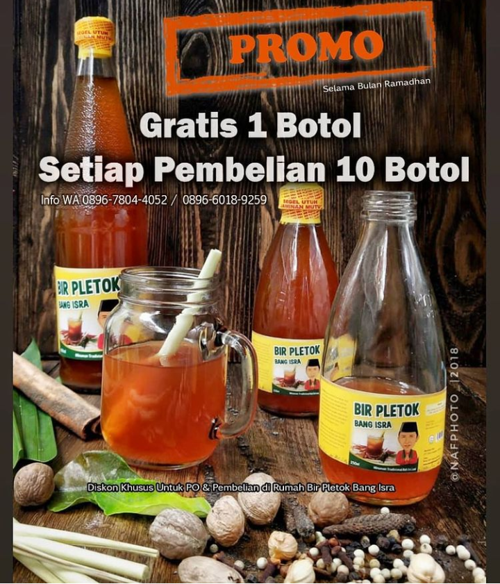 Bir Pletok Bang Isra Minuman Tradisional Betawi Kaya Akan Rempah Menyehatkan Jiwa!