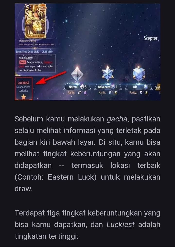 Tips untuk Mendapatkan Gold Saint di Saint Seiya Awakening