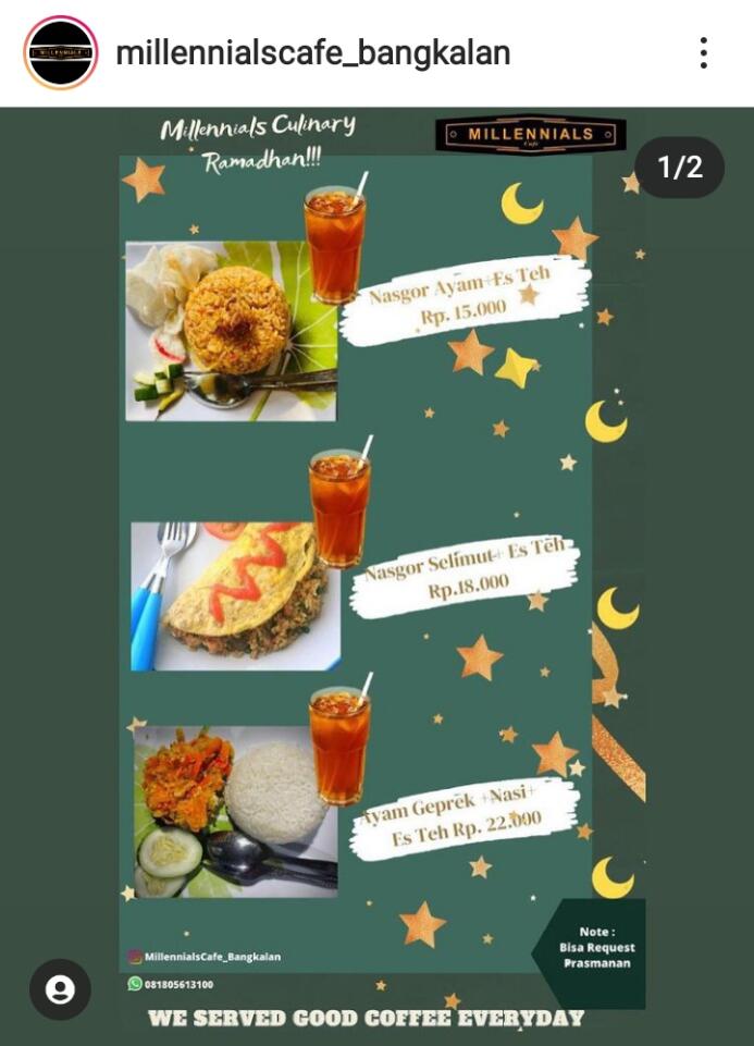 Cafe Segaul Brand-nya. Cafe Milleneals Jagoannya!