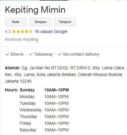 Kepiting Mimin yang Endang Gurindang Bambang! Mimin Wajib Coba Nih