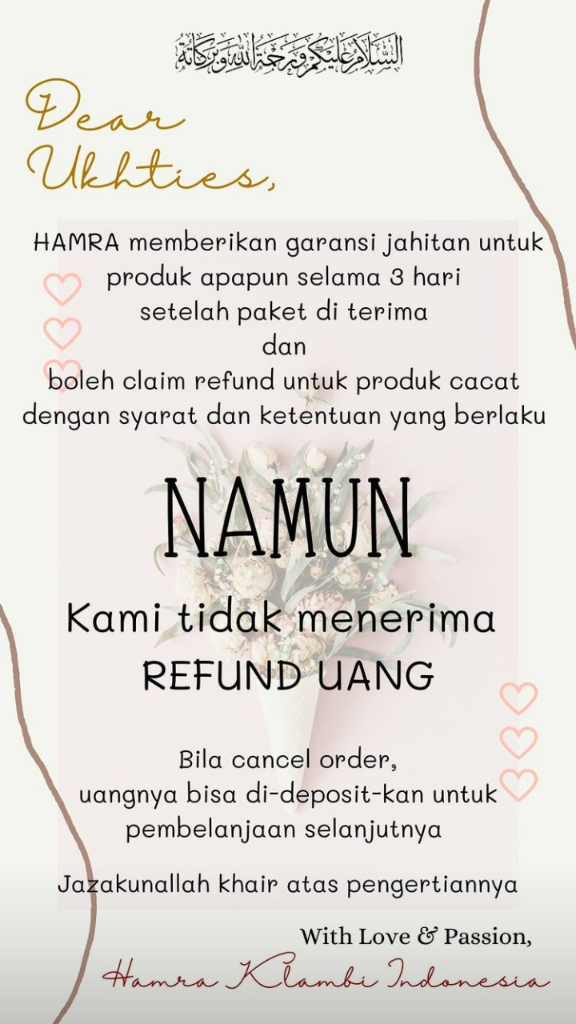 Hamraklambi Menyediakan Baju Lebaran Gansis, Kuy Kepoin!