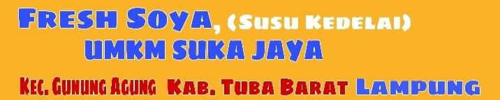 Fresh Soya, Susu Kedelai Aneka Rasa Produk Industri Rumah Tangga! Sehat dan Bergizi
