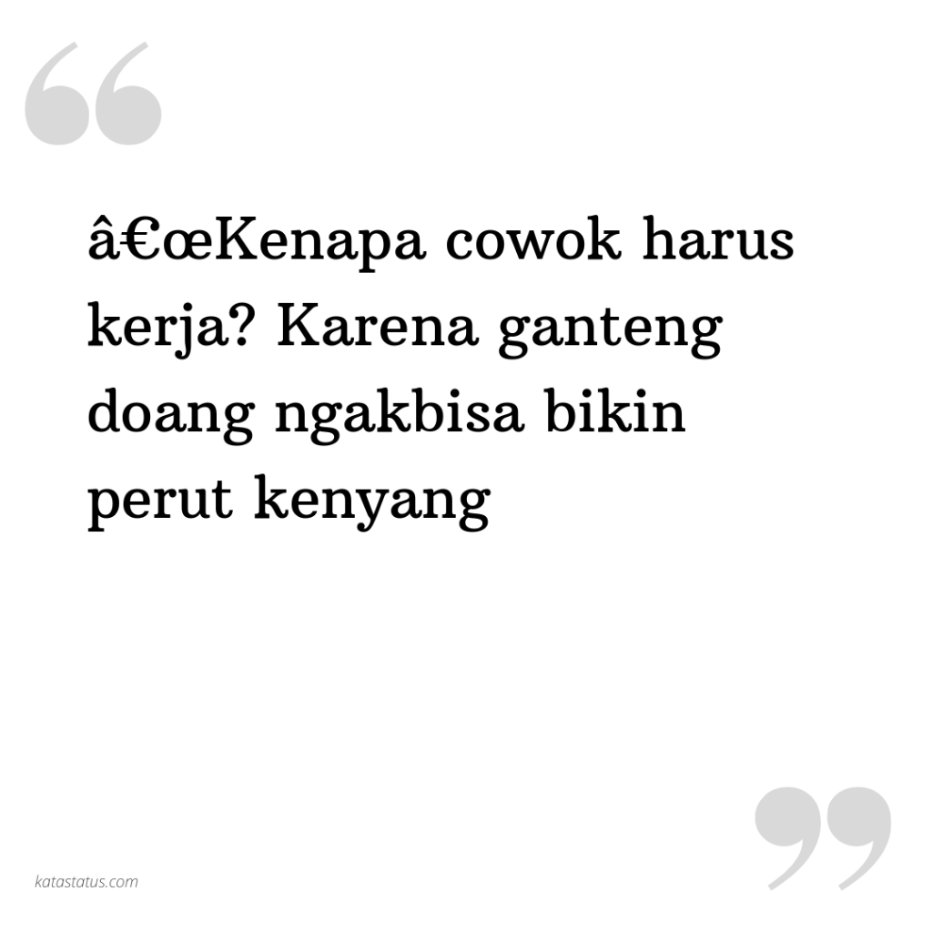 5 Quotes Ganteng Doang Bikin Gemes Netizen