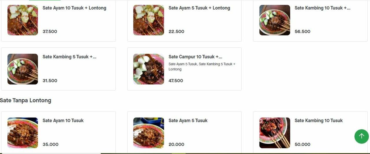 Sate Gerobakan Rasa Bintang Lima