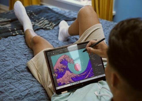 Si Cantik Nan Anggun Hp Spectre X360 14 Lappy yang Pas Buat Para Content Creator