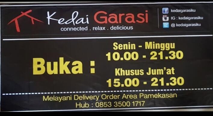 Rumah Makan Enak Ala Garasi, Monggo Kemari