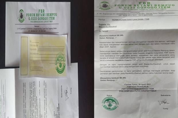 Takut Diciduk Polisi, Oknum FBR Minta THR ke Pedagang di Tangsel Minta Maaf