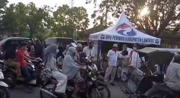 Tak Hanya Berbagi Takjil, Perindo Langkat Juga Santuni Anak Yatim Piatu