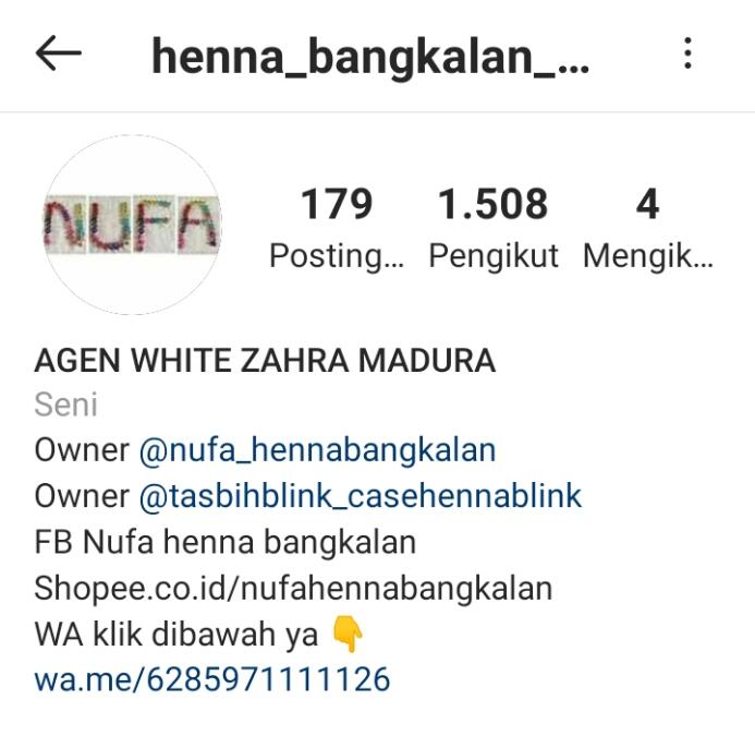 Kosmetik Henna Bangkalan
