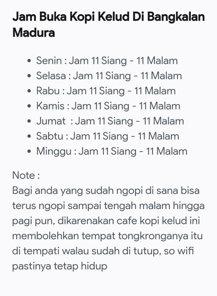 Nikmatnya Keaslian Kopi Kelud