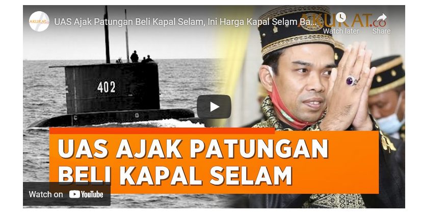 Iuran Beli Kapal Selam? Bagaimana Menurutmu?