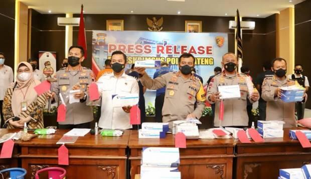 Polda Jateng Bongkar Peredaran Alat Rapid Antigen Tanpa Izin