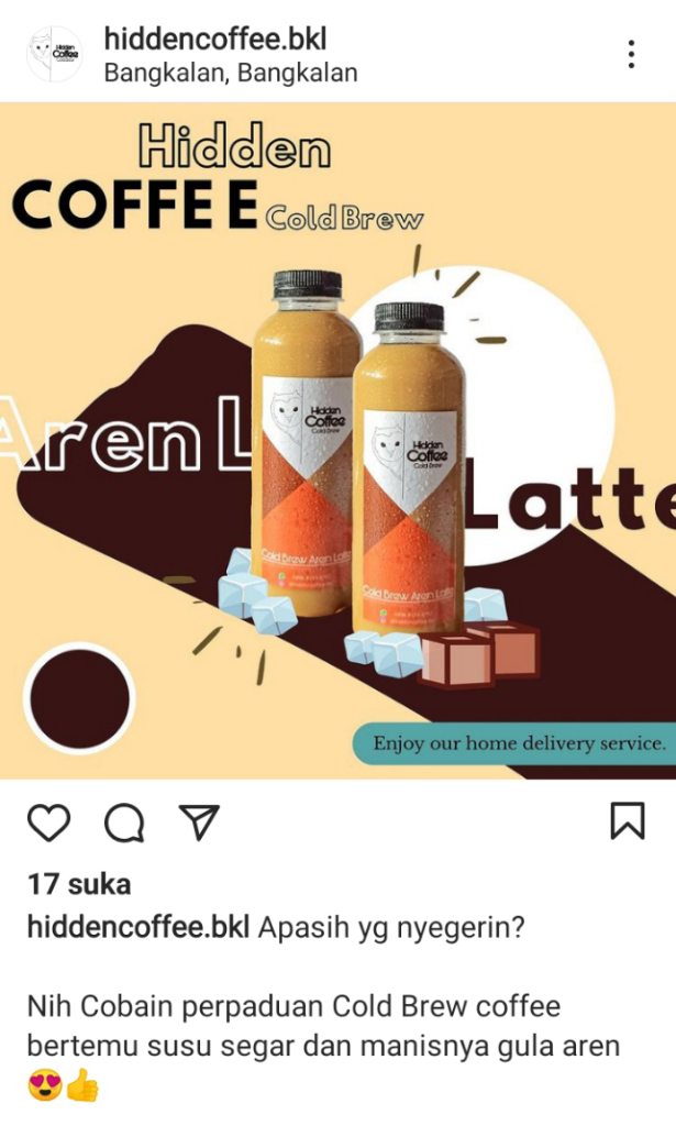 Mathca Latte di Hidden Coffee Madura