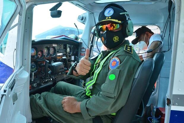 TNI AU Kerahkan 2 Pesawat Cessna IFC Pantau Jalur Mudik 2021