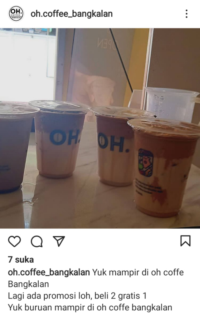 Toko Kelontong Plus Coffee shop Oh Coffee Bangkalan