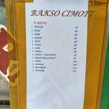 Bakso 'Cimotz' Solehan Sampang