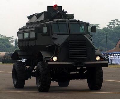 Casspir Mk3 - Kendaraan Taktis Kopassus yang Memiliki Tampang Sangar