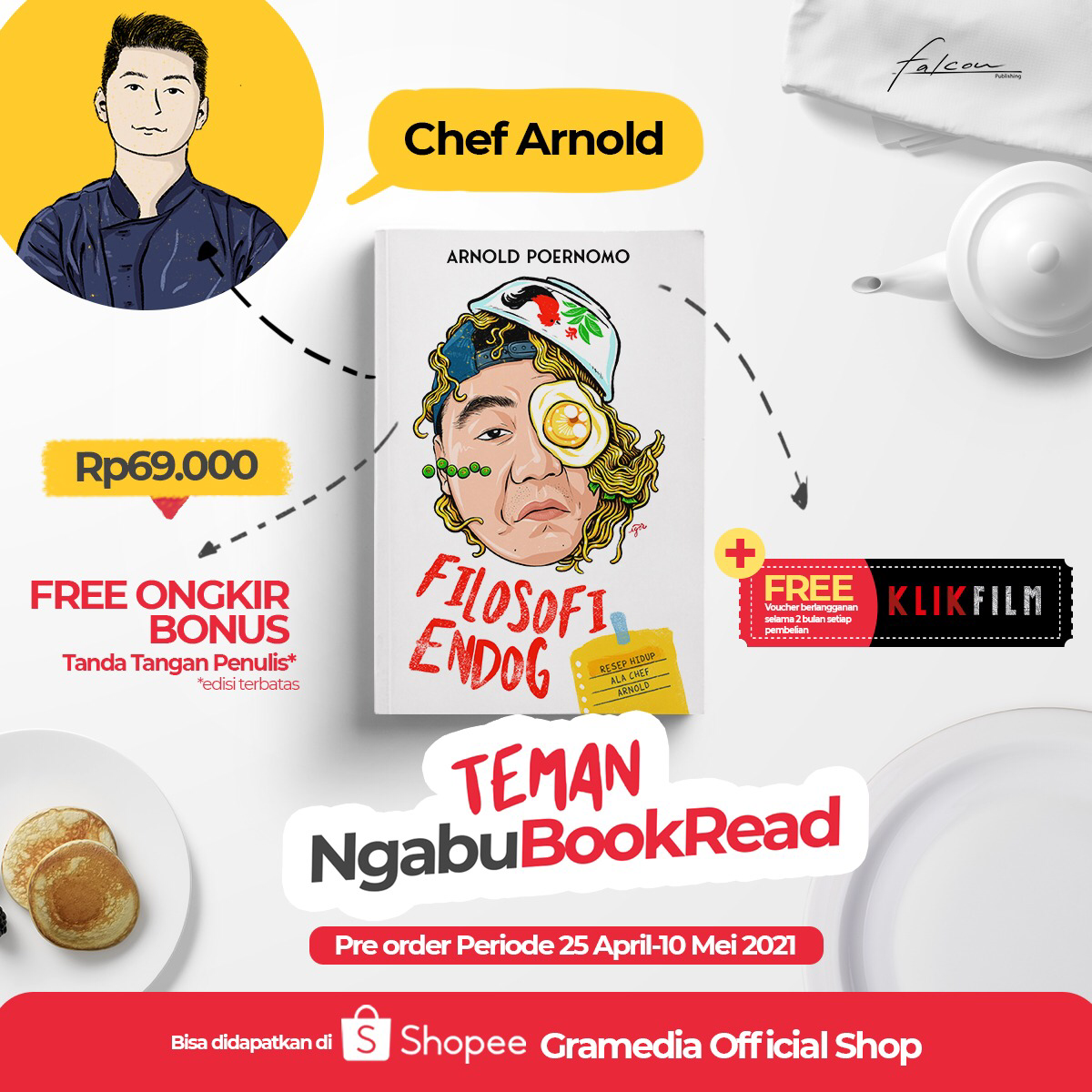 Kaesang Pangarep dan Chef Arnold Rilis Komik dan Novel Jelang Idul Fitri 2021