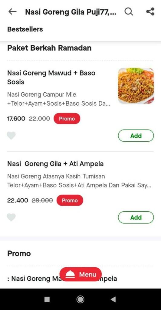 Awas Tergila-gila dengan Nasi Goreng Gila Puji77 - Joglo