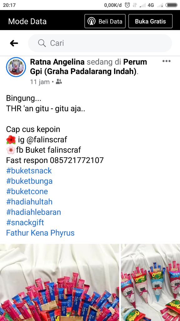 Mau Buket Anti-mainstream, Unik dan Kreatif? Falinscarf Aja !