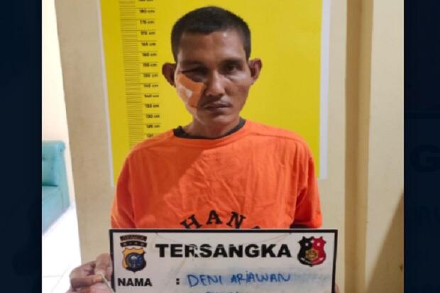 Ini Penampakan Penganiaya Imam Masjid Baitul Arsy Usai Ditetapkan Tersangka