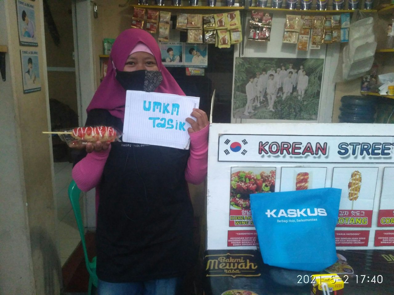 NyamNyam Hotdog Korean Street Food Di Tasikmalaya yang Enak Parah