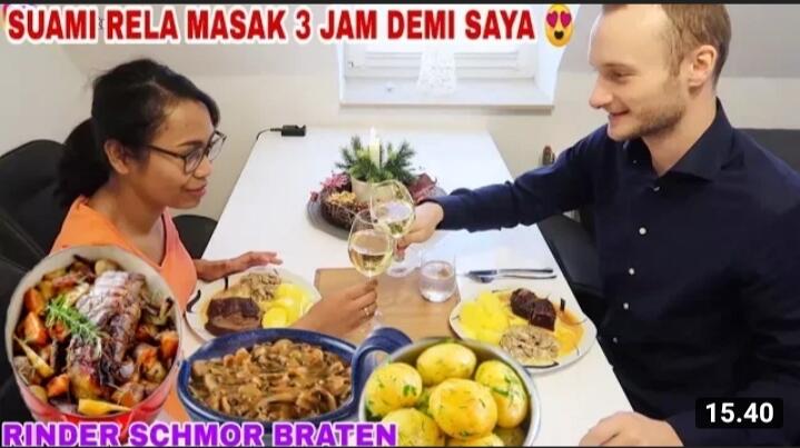 Orang JERMAN SUKA MAKANAN INDONESIA TERNYATA