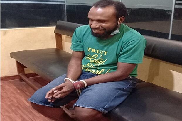 Penampakan Victor Yeimo DPO Aktor Kerusuhan Papua 2019 saat Diperiksa di Polda